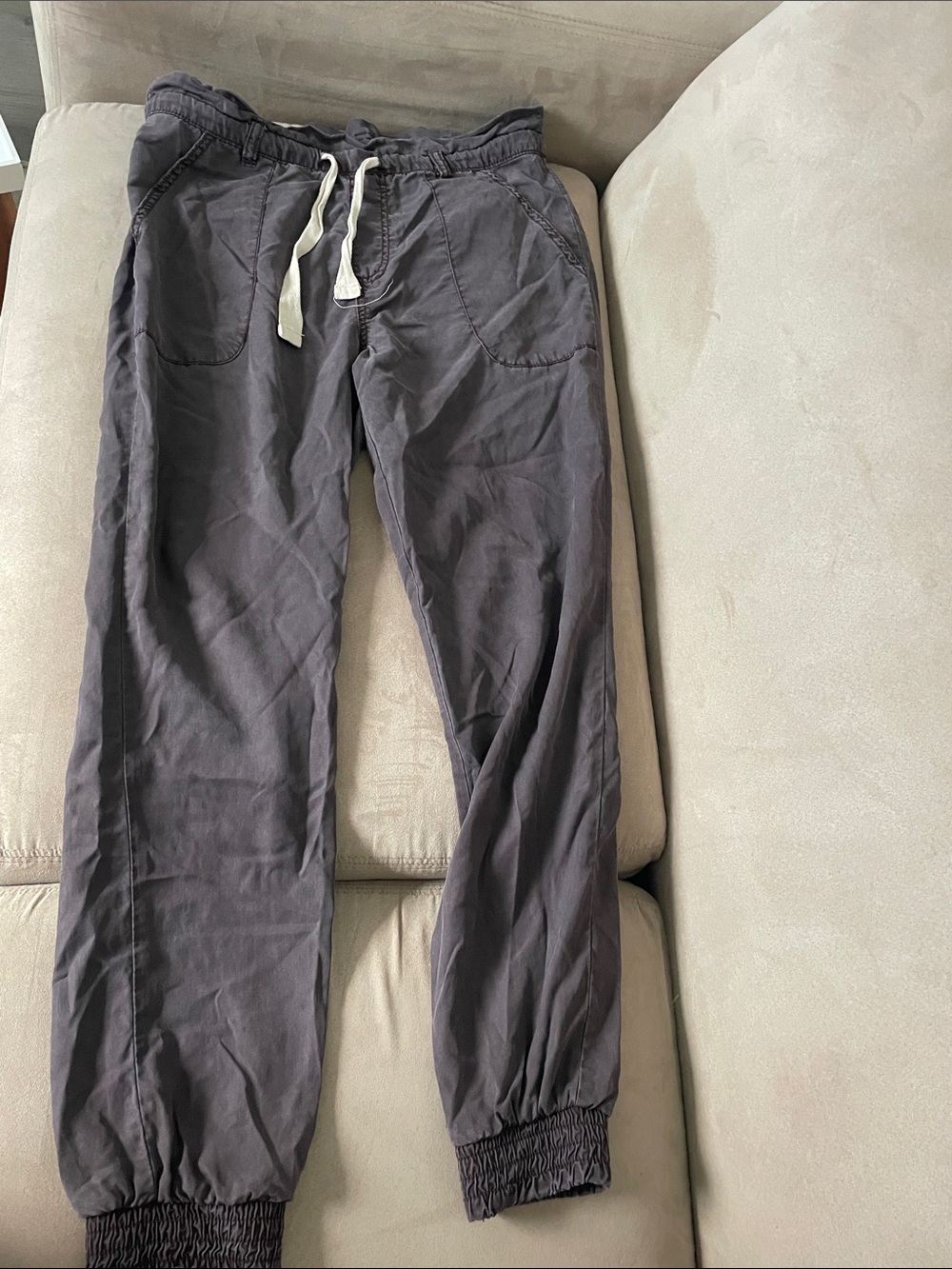 Harlow Men's Drawstring Jogger Pants - Charcoal Gray